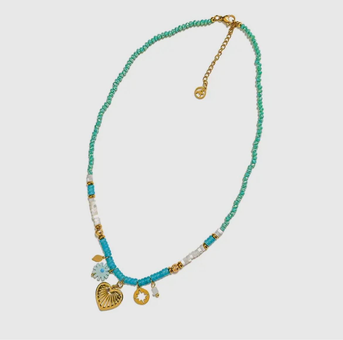 Collier breloques cœur 💓